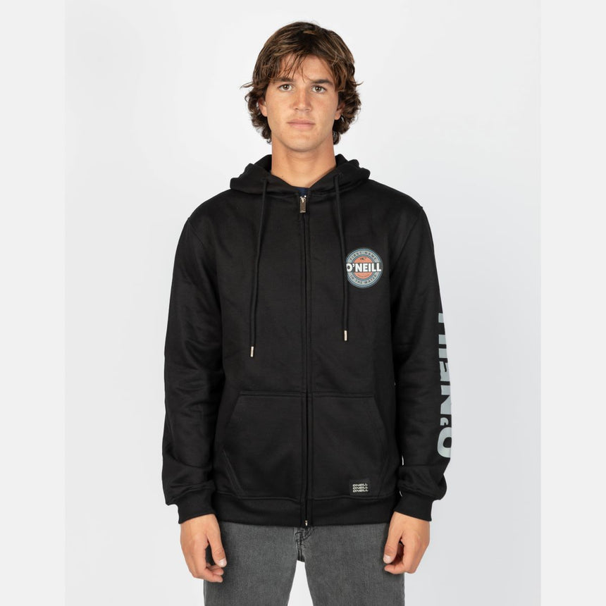POLERON HOMBRE - FIFTY TWO ZIP - BLACK OUT