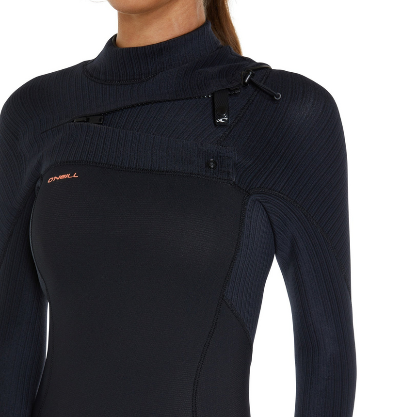 WETSUIT MUJER - LARGO - WMNS HYPERFREAK CZ FULL 4/3+MM - A00 BLK/BLK