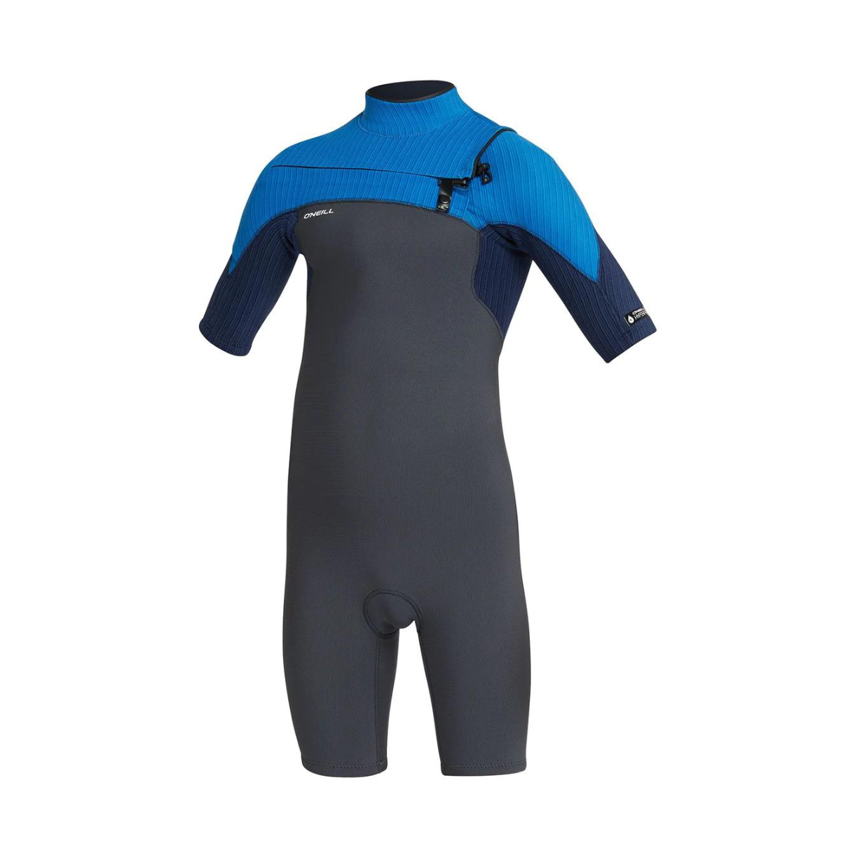 WETSUIT NIÑO - CORTO - BOYS HYPERFREAK CZ SS SPRING 2MM - HS1 GRAPHITE/BALI BLUE/ NAVY
