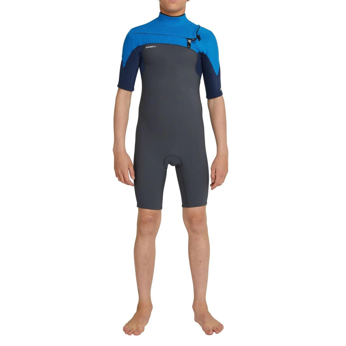 WETSUIT NIÑO - CORTO - BOYS HYPERFREAK CZ SS SPRING 2MM - HS1 GRAPHITE/BALI BLUE/ NAVY