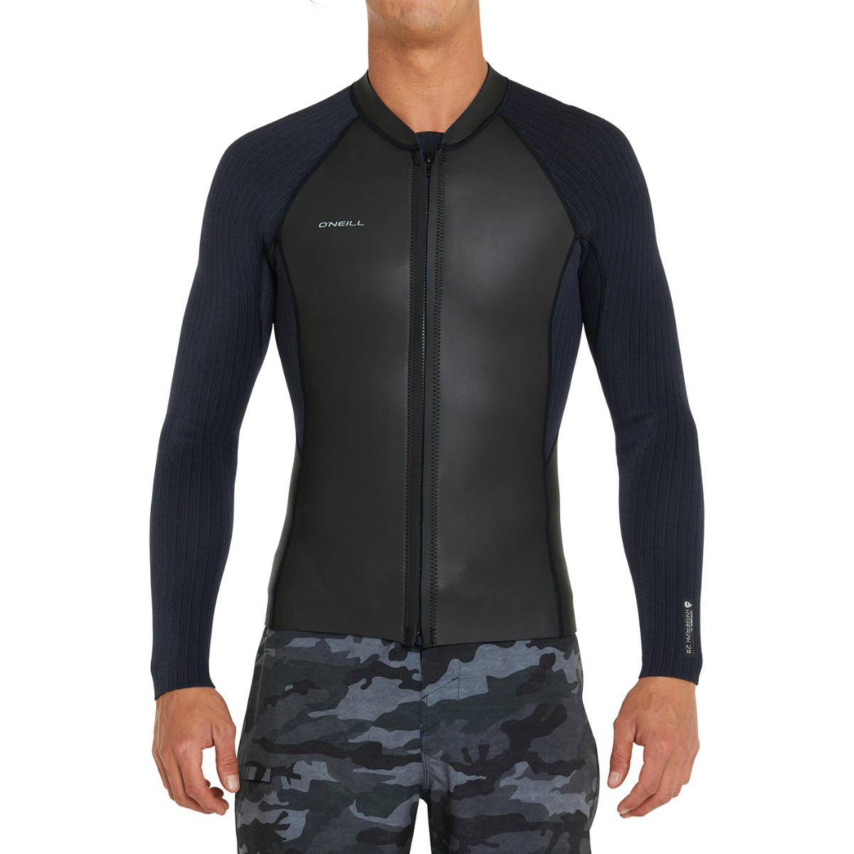 WETSUIT HOMBRE - JACKET - HYPERFREAK FZ LS JACKET 2MM - BLK - VE26