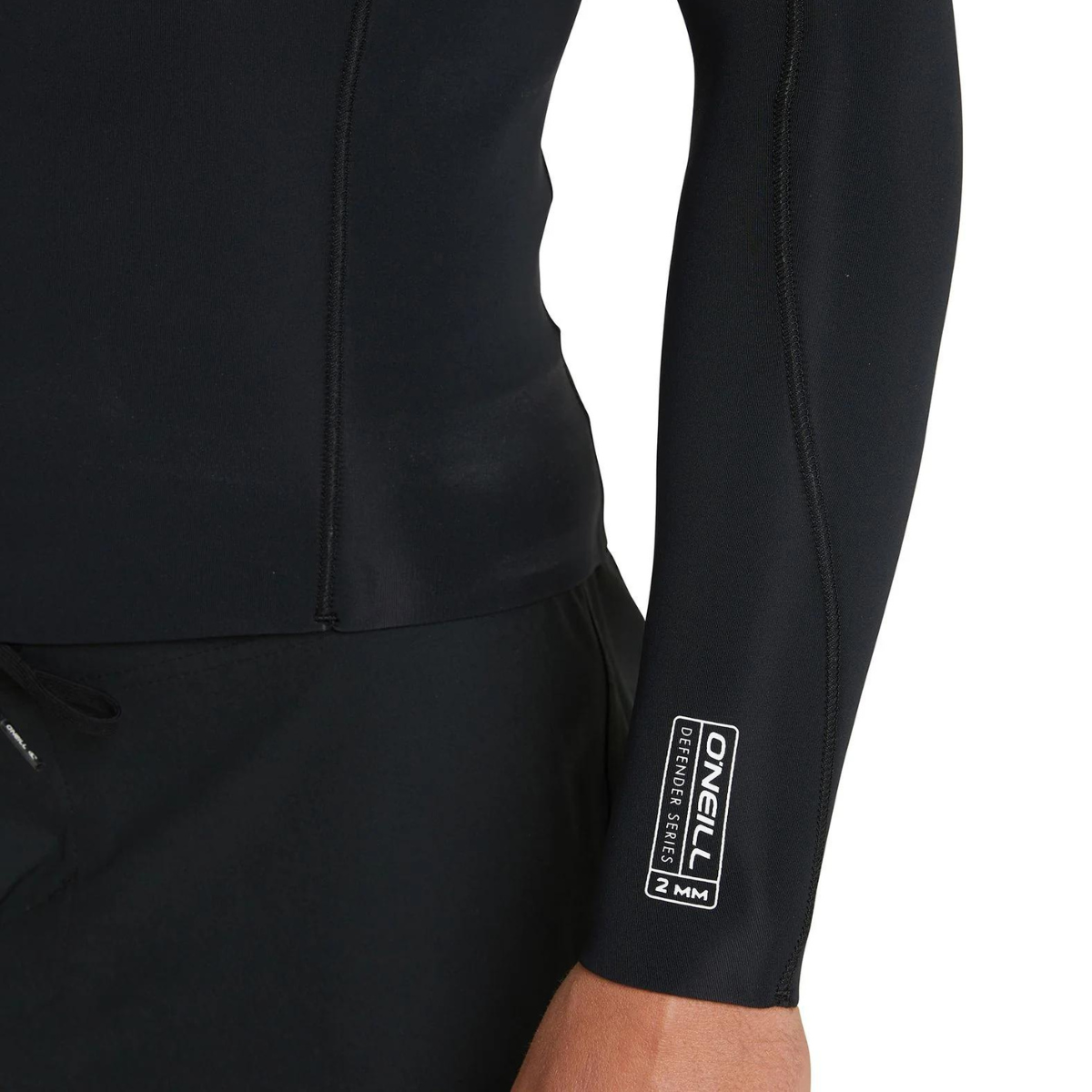 WETSUIT HOMBRE - JACKET - DEFENDER LS CREW GB 2MM - A00 BLK/BLK - VE25