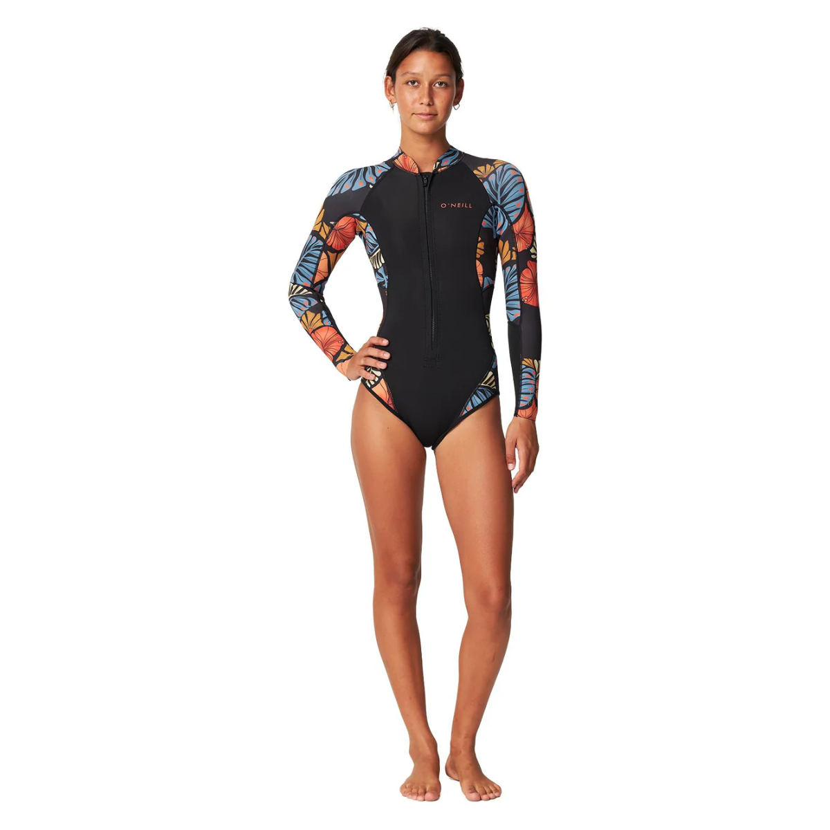 WETSUIT MUJER - BAHIA FZ LS CHEEKY SPRING 2 MM - VTAL VINTAGE ALOHA - VE25