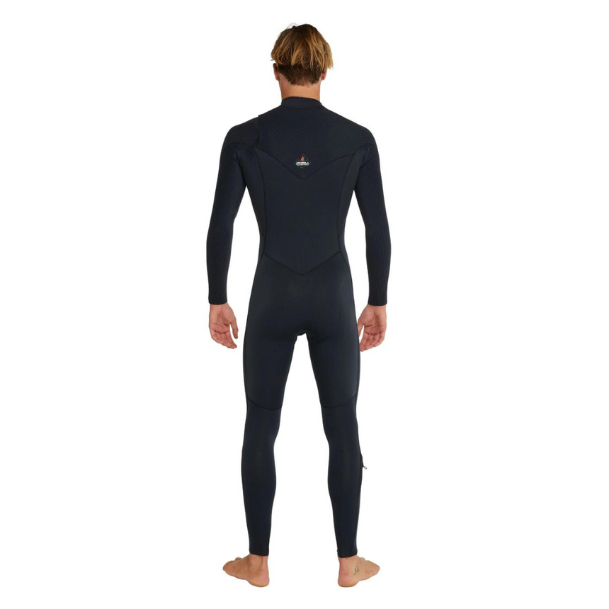 WETSUIT HOMBRE - LARGO - HYPER FIRE CZ FULL 4/3 MM - A05 BLK/BLK/BLK