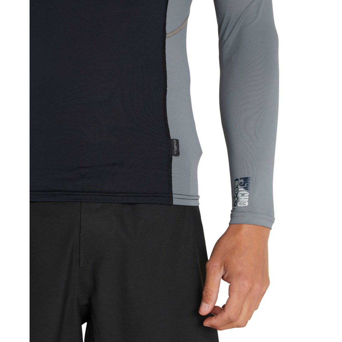 LYCRA - HOMBRE - PSYCHO UV LS RASH VEST - T47 BLK/SMOKE/SMOKE - VE25