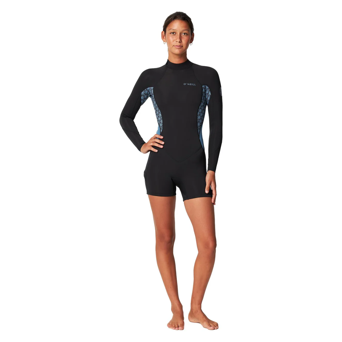 WETSUIT MUJER - BAHIA BZ LS BOYLEG SPRING 2 MM - ALTL ALOHA TILE - VE25