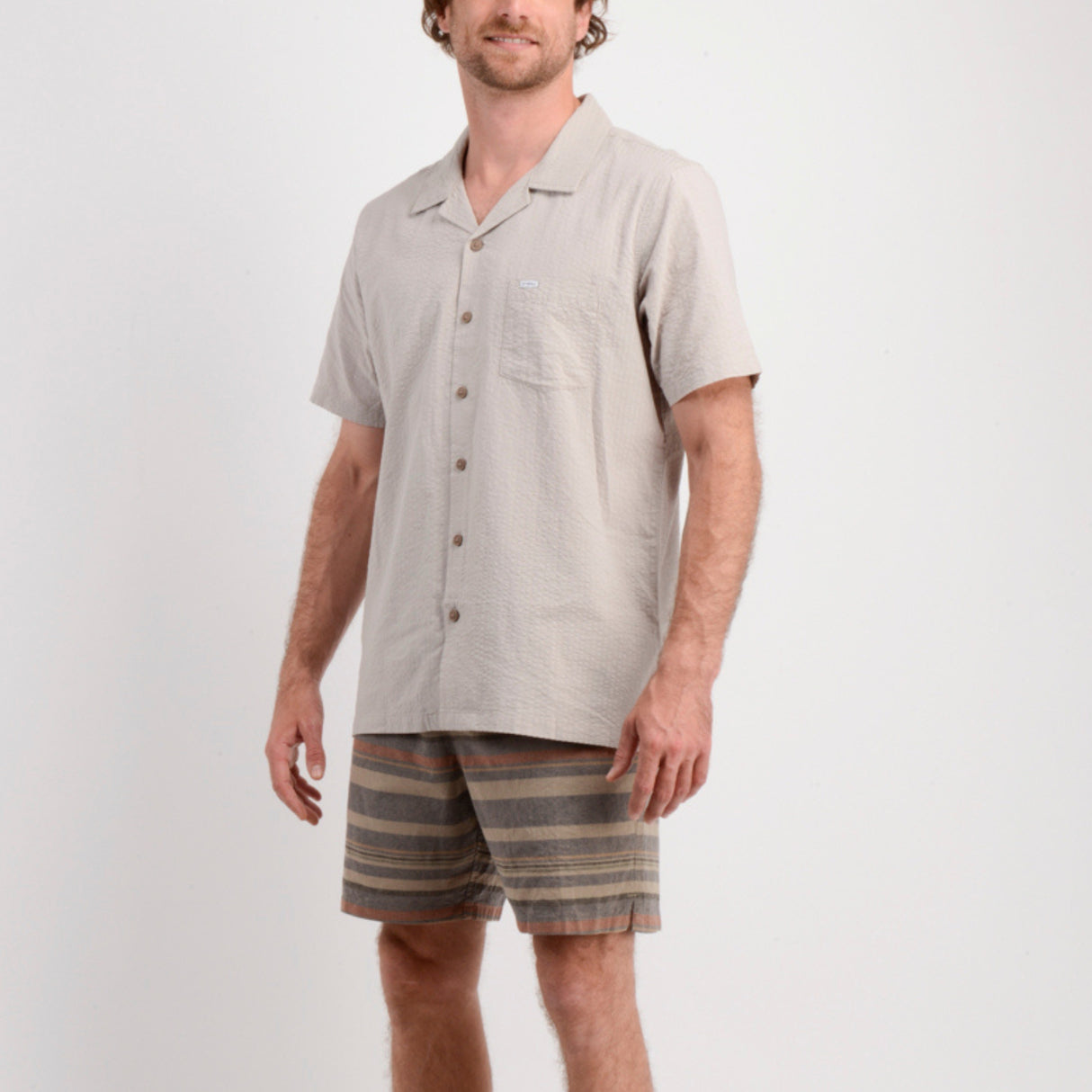 CAMISA MC - OYSTER FRAY - VE26