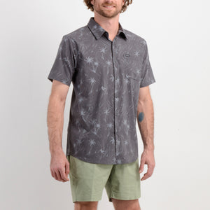 CAMISA MC - GRAPHITE PALM - VE26