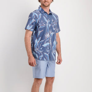 CAMISA MC - TROPICAL BLUE - VE26