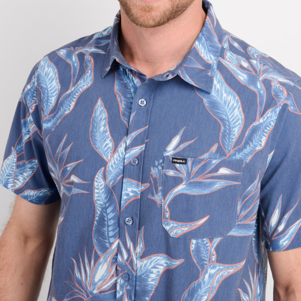 CAMISA MC - TROPICAL BLUE - VE26