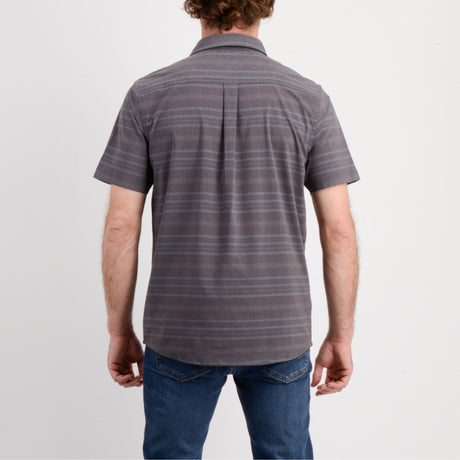 CAMISA MC - STRIPE GRAPHITE - VE26
