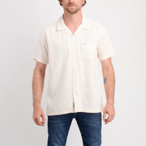 CAMISA MC - CREAM - VE26