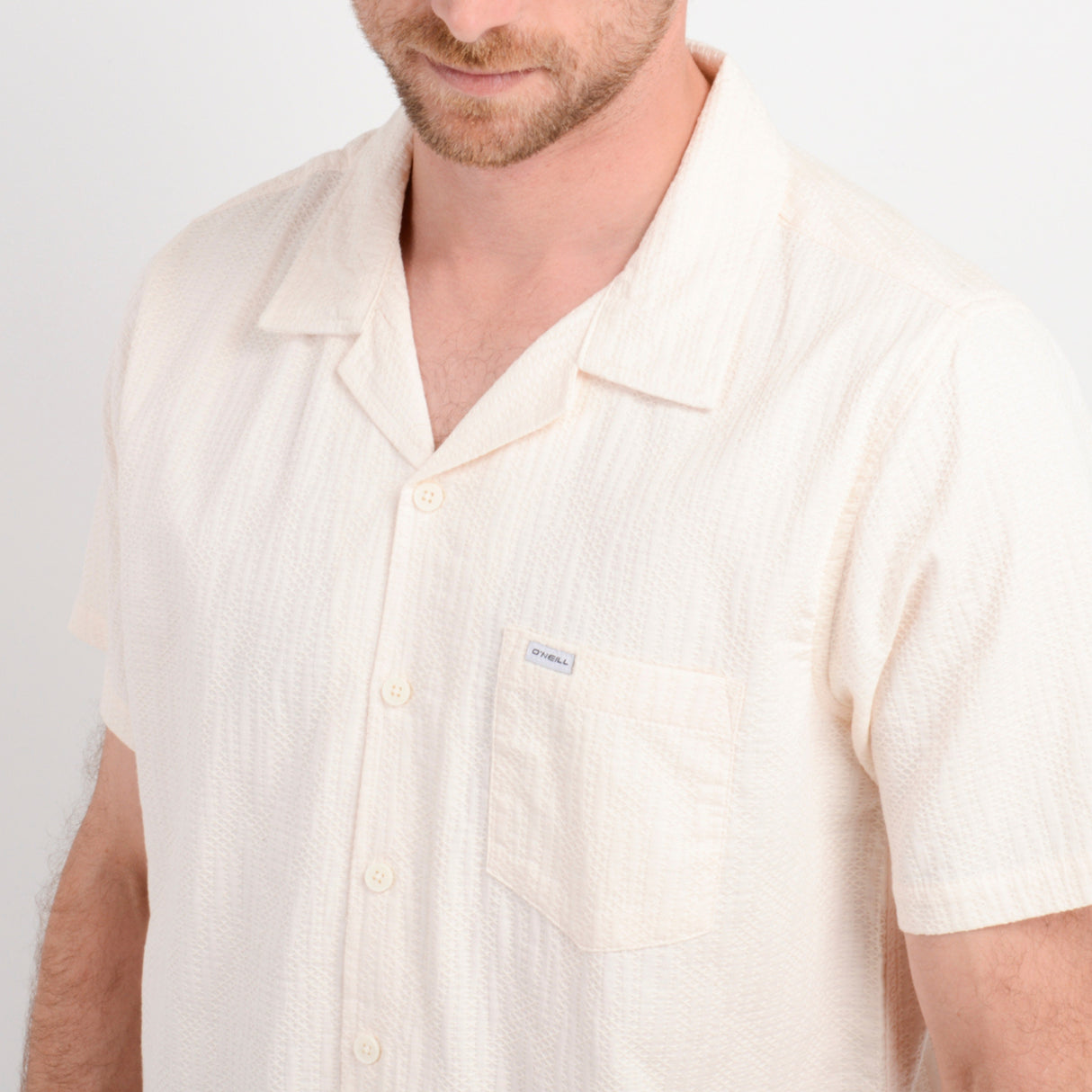 CAMISA MC - CREAM - VE26