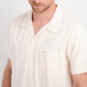 CAMISA MC - CREAM - VE26