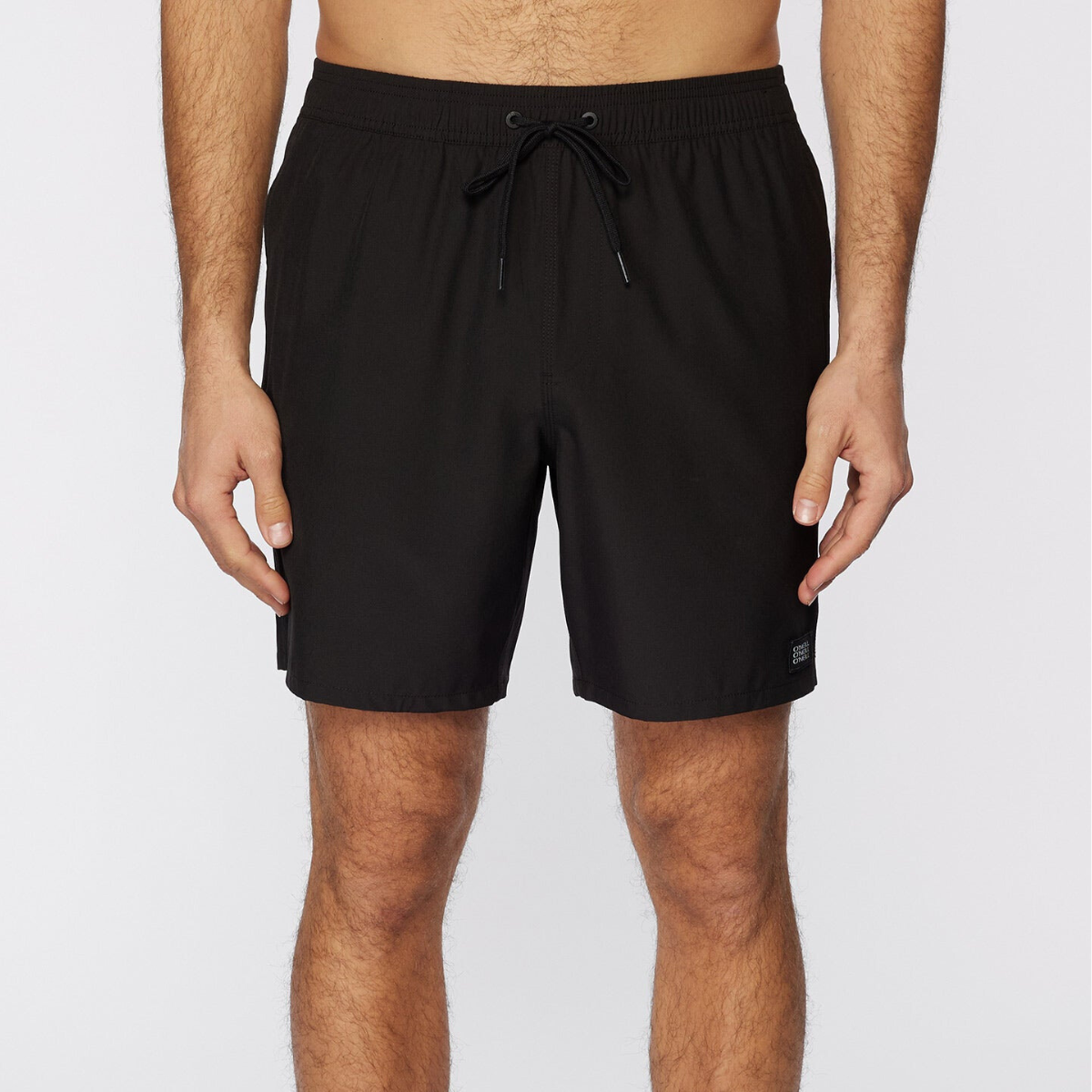 ROPA DE BAÑO HOMBRE - LENNOX HERMOSA SOLID VOLLEY 17 - BLACK - VE26