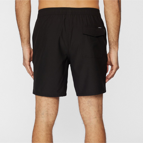 ROPA DE BAÑO HOMBRE - LENNOX HERMOSA SOLID VOLLEY 17 - BLACK - VE26