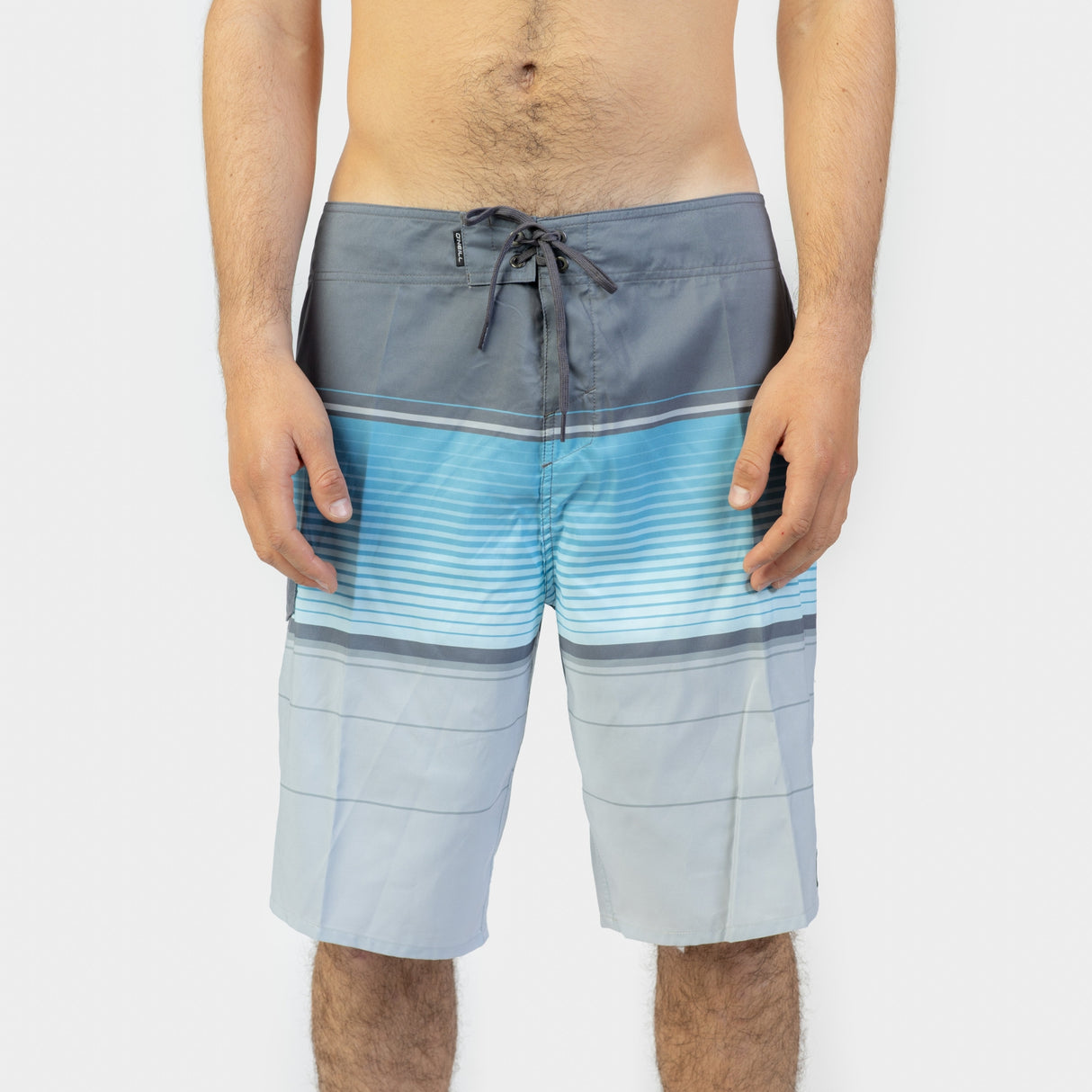 ROPA DE BAÑO HOMBRE -  LENNOX STRIPE 21 - GREY - VE26