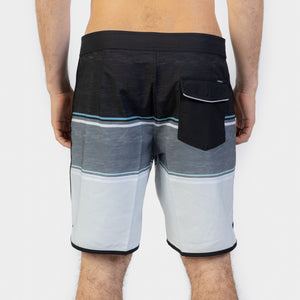 ROPA DE BAÑO HOMBRE - LENNOX SCALLOP 19" - BLACK - VE26