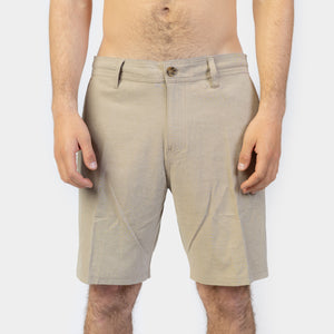 SHORT HOMBRE - RESERVE LIGHT CHECK 19 - DARK KHAKI - VE26