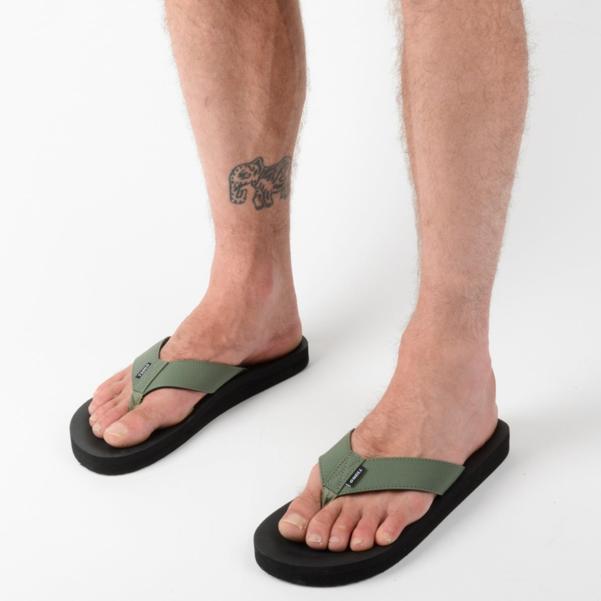 SANDALIA HOMBRE - OLIVA - VE26