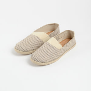 ZAPATILLA HOMBRE - STRIPE BEIGE/TAUPE - VE26