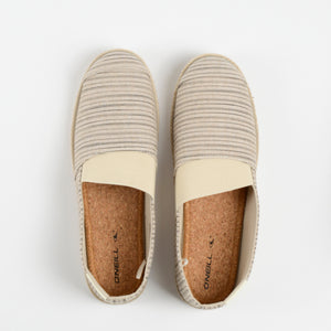 ZAPATILLA HOMBRE - STRIPE BEIGE/TAUPE - VE26