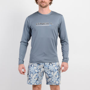 LYCRA PLAYA - HOMBRE - BASIC L/S RASHGUARD - STORMY WEATHER - VE26