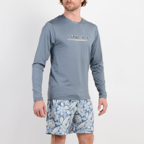 LYCRA PLAYA - HOMBRE - BASIC L/S RASHGUARD - STORMY WEATHER - VE26