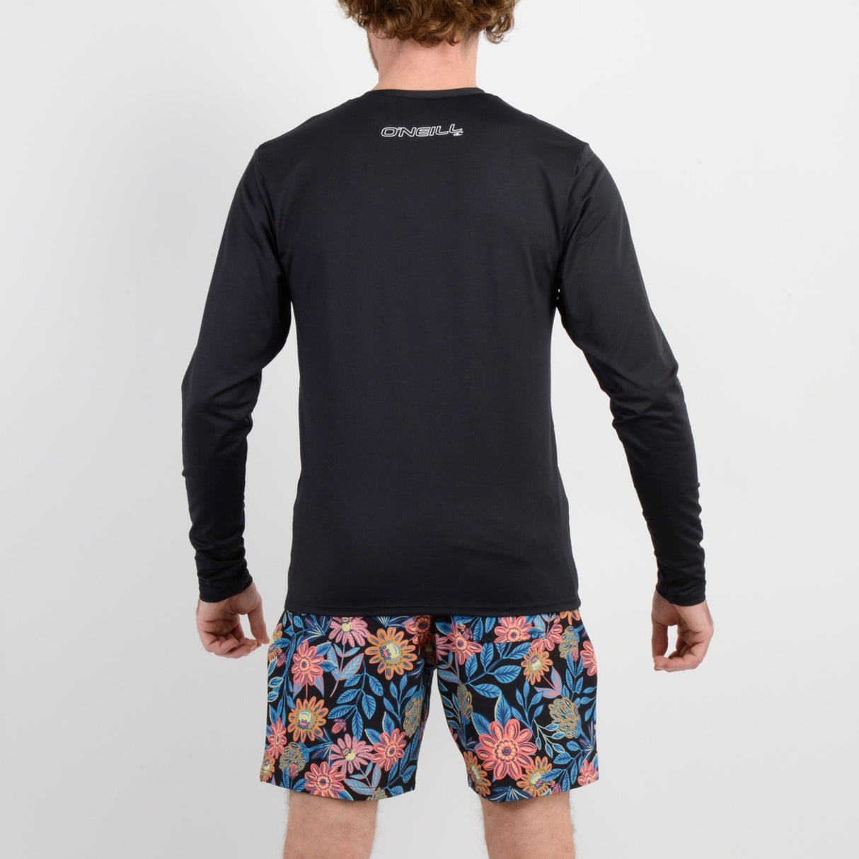 LYCRA PLAYA - HOMBRE - BASIC L/S RASHGUARD - BLACK - VE26