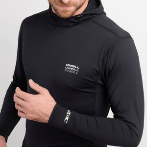 LYCRA HOMBRE - TRVLR HOODED L/S - BLACK - VE26