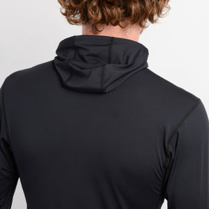 LYCRA HOMBRE - TRVLR HOODED L/S - BLACK - VE26