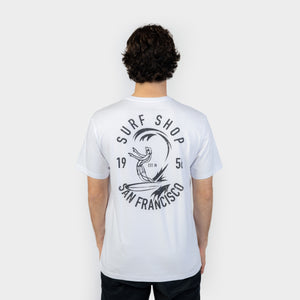 POLO M/C - O´RIGINALS SURF SHOP T-SHIRT SNOW WHITE - VE26