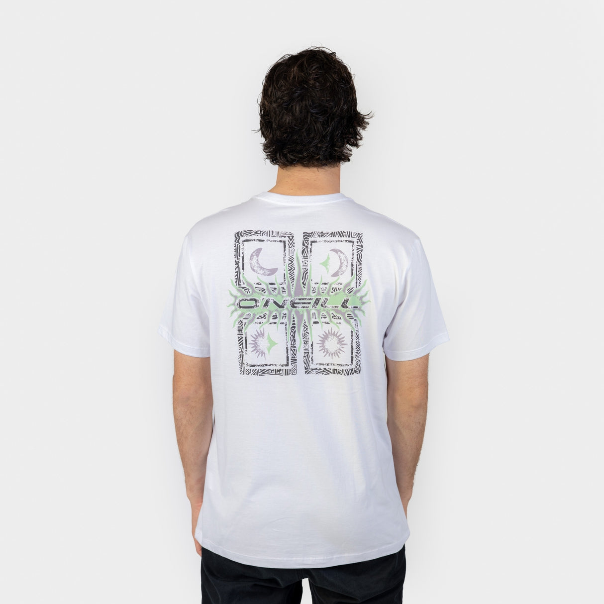 POLO M/C - O´NEILL RETRO GRAPHIC T-SHIRT SNOW WHITE - VE26