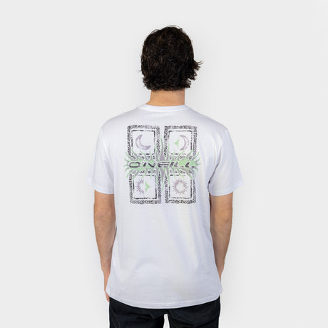 POLO M/C - O´NEILL RETRO GRAPHIC T-SHIRT SNOW WHITE - VE26