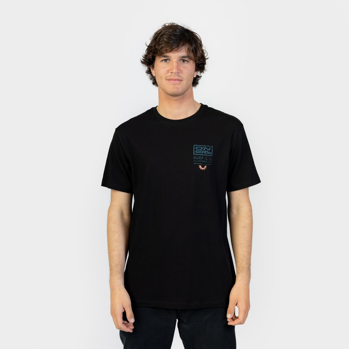 POLO M/C - O´NEILL RETRO GRAPHIC T-SHIRT BLACK OUT - VE26