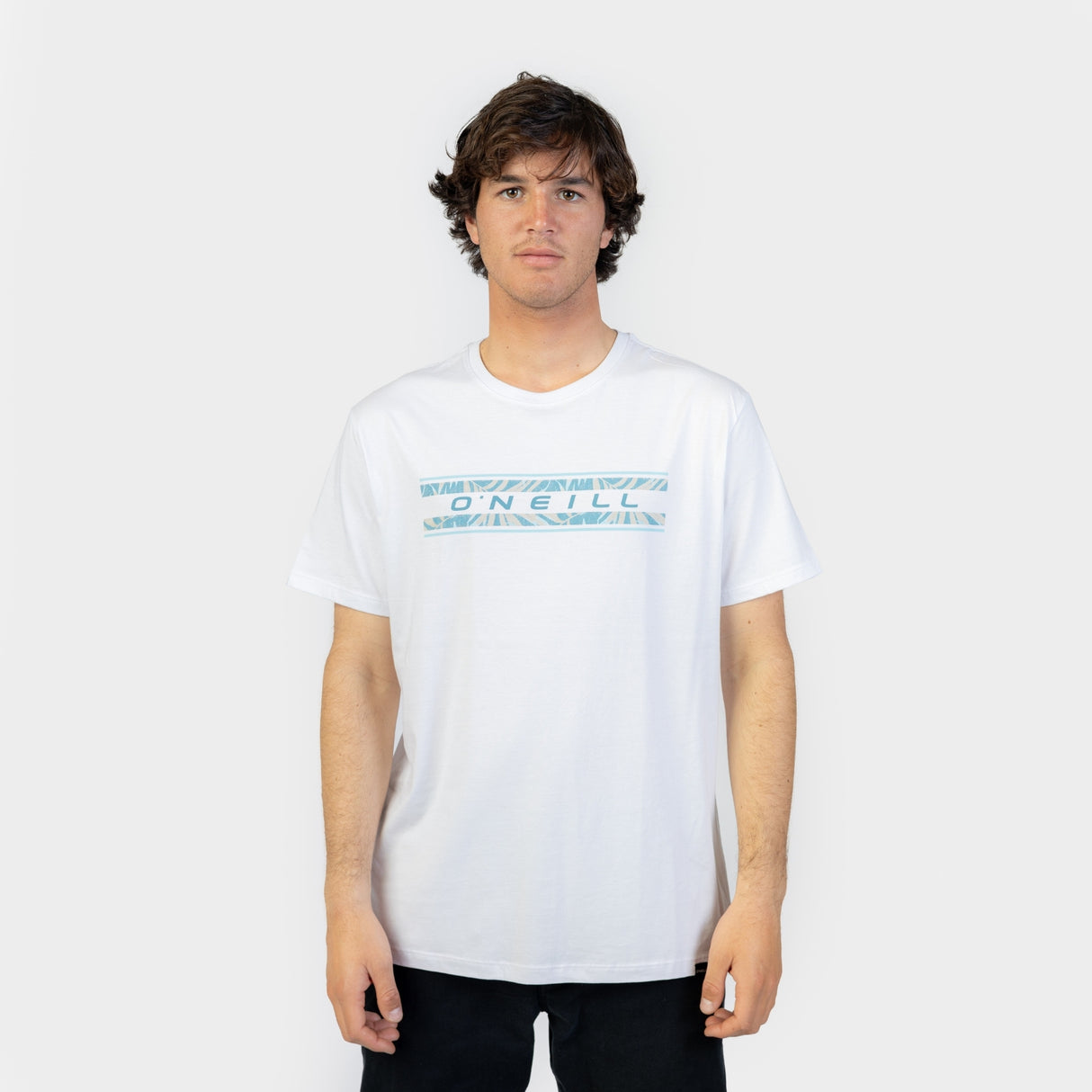 POLO M/C - O´NEILL FRONT GRAPHIC T-SHIRT SNOW WHITE - VE26