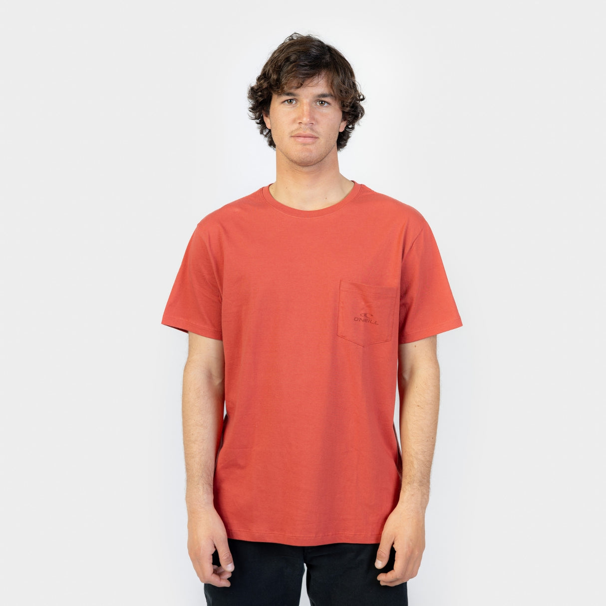 POLO M/C - O´NEILL CHEST POCKET T-SHIRT HOT RED - VE26