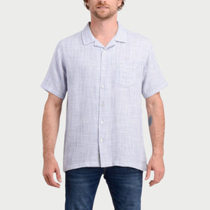 CAMISA MC - JAQUARD BLUE - VE26