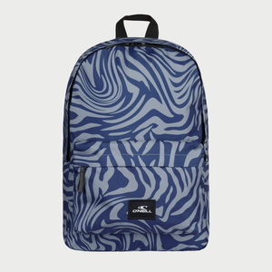 MOCHILA - BLUE SWIRL ZEBRA - IN26