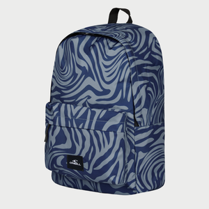 MOCHILA - BLUE SWIRL ZEBRA - IN26
