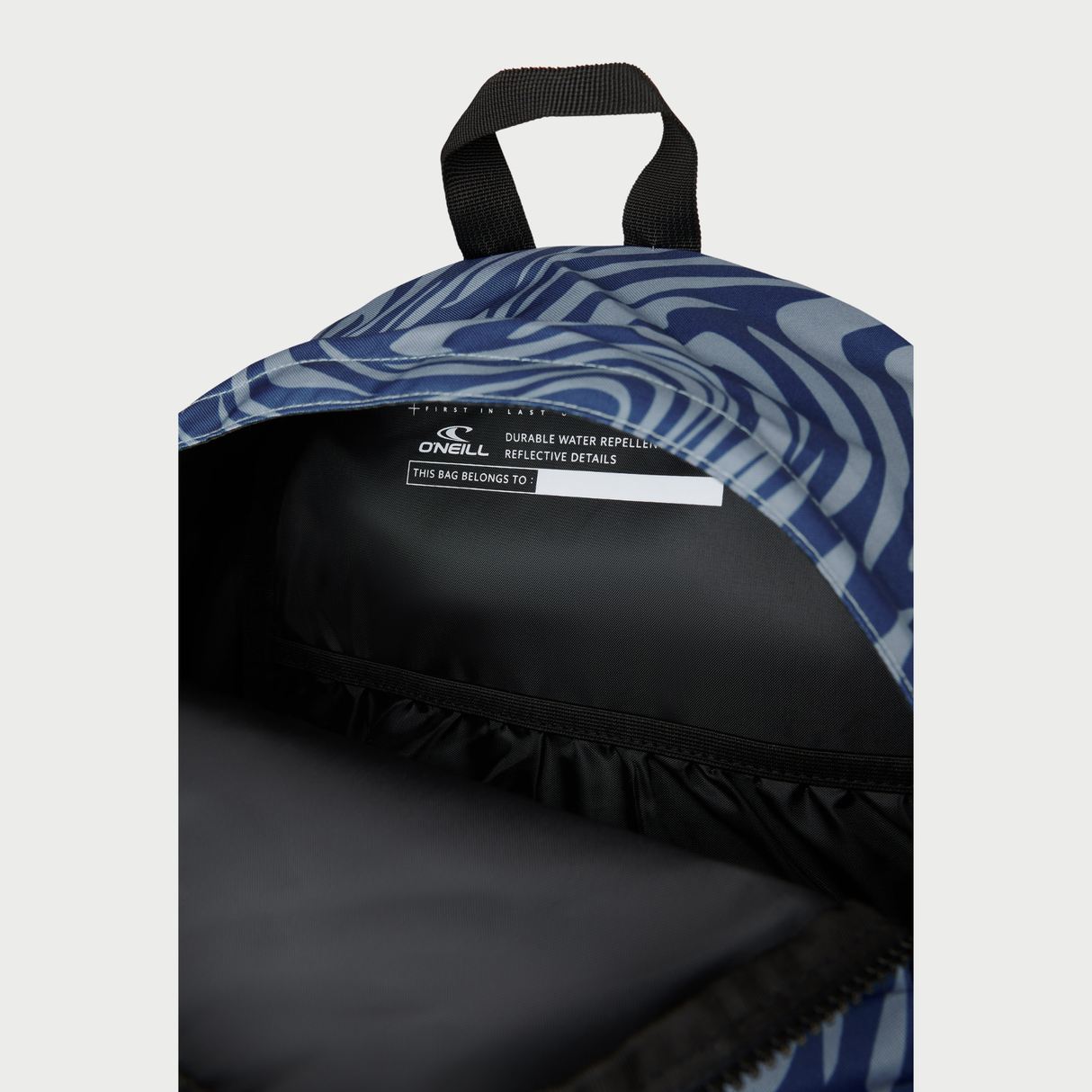MOCHILA - BLUE SWIRL ZEBRA - IN26