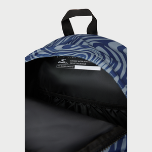 MOCHILA - BLUE SWIRL ZEBRA - IN26