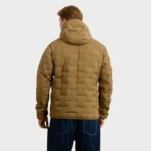 CASACA HOMBRE - CASACA CON CAPUCHA - TAN 2