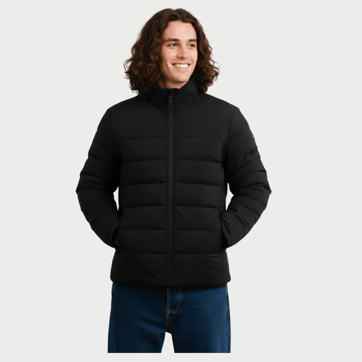 CASACA HOMBRE - CASACA SIN CAPUCHA - BLACK