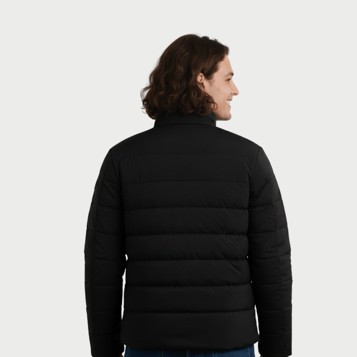 CASACA HOMBRE - CASACA SIN CAPUCHA - BLACK