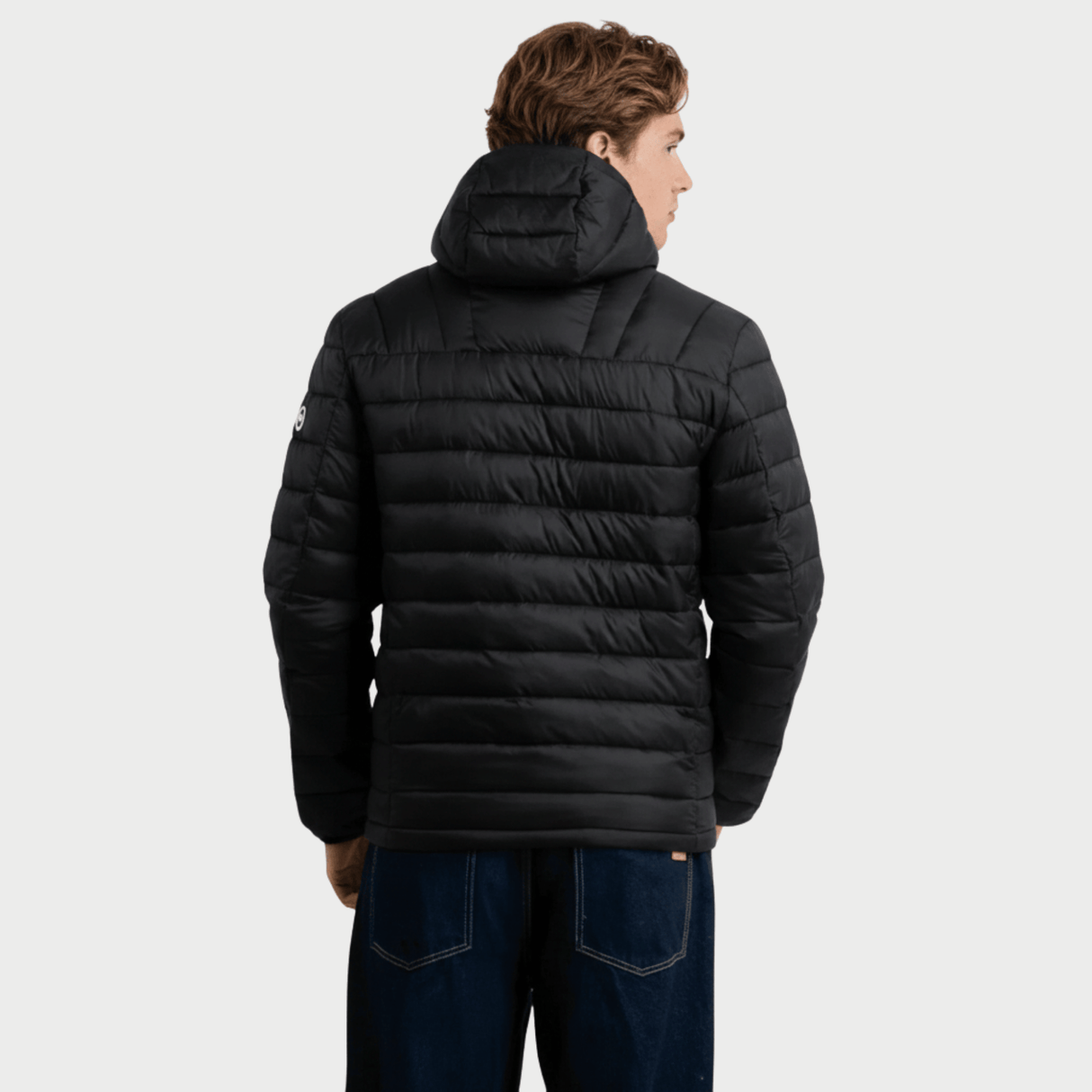 CASACA HOMBRE - CASACA CON CAPUCHA - BLACK