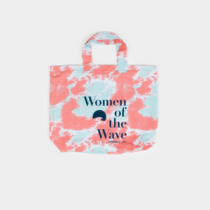 BOLSO - COASTAL PRINT TOTE - PINK ICE CUBE TIE DYE