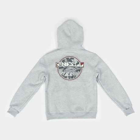 POLERON NIÑO - AGUAZUL HOODIE KID - SILVER MEL