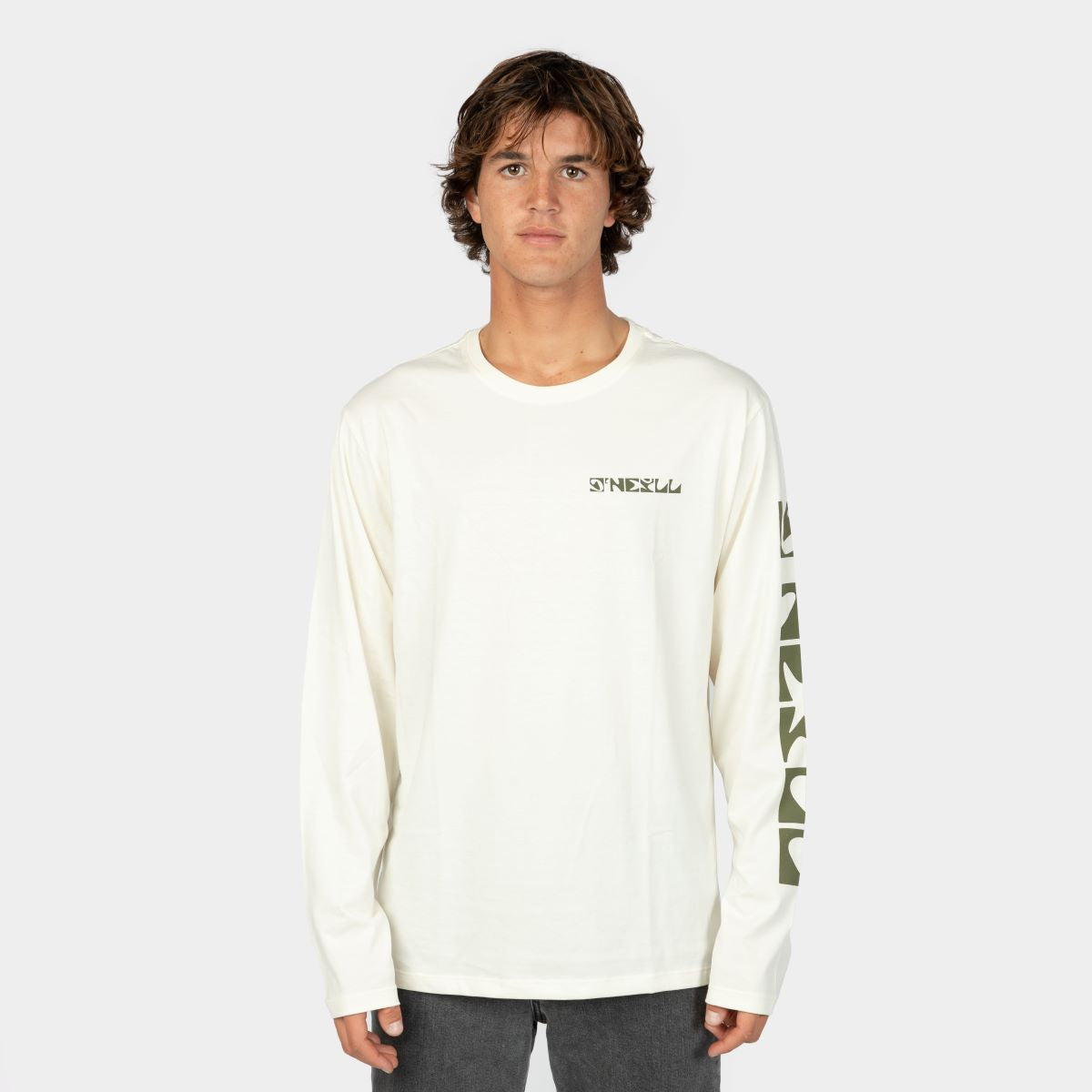 POLO M/L - CEDAR LS T-SHIRT - POWDER WHITE