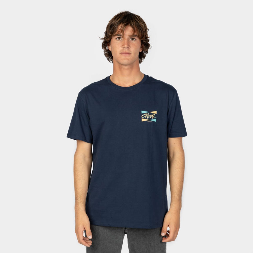 POLO M/C - BANNER T-SHIRT - INK BLUE